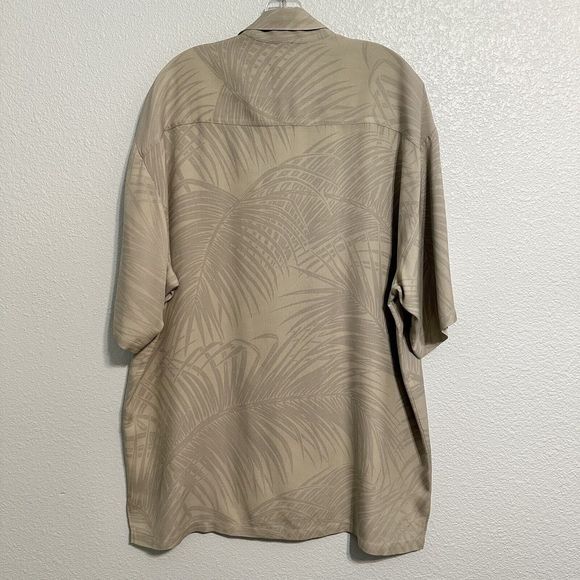 Kahala Hawaiin Islands Shirt Mens Size Large 100% Silk Palm Trees All Over Print - Picture 2 of 4